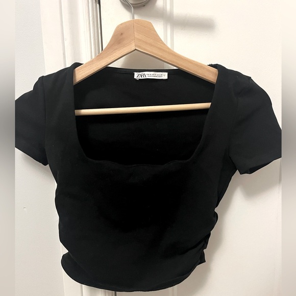 Zara black square neck. - Picture 1 of 1